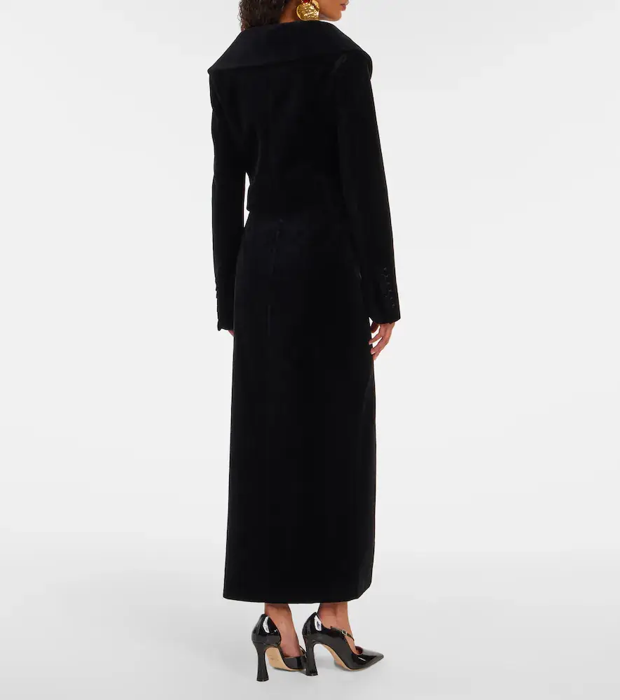 Nina Ricci Cotton velvet maxi skirt | Thumbnail 2