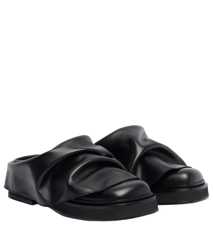 The Attico Mini Robin leather mules | Image 1 The Attico Mini Robin leather mules | Image 1