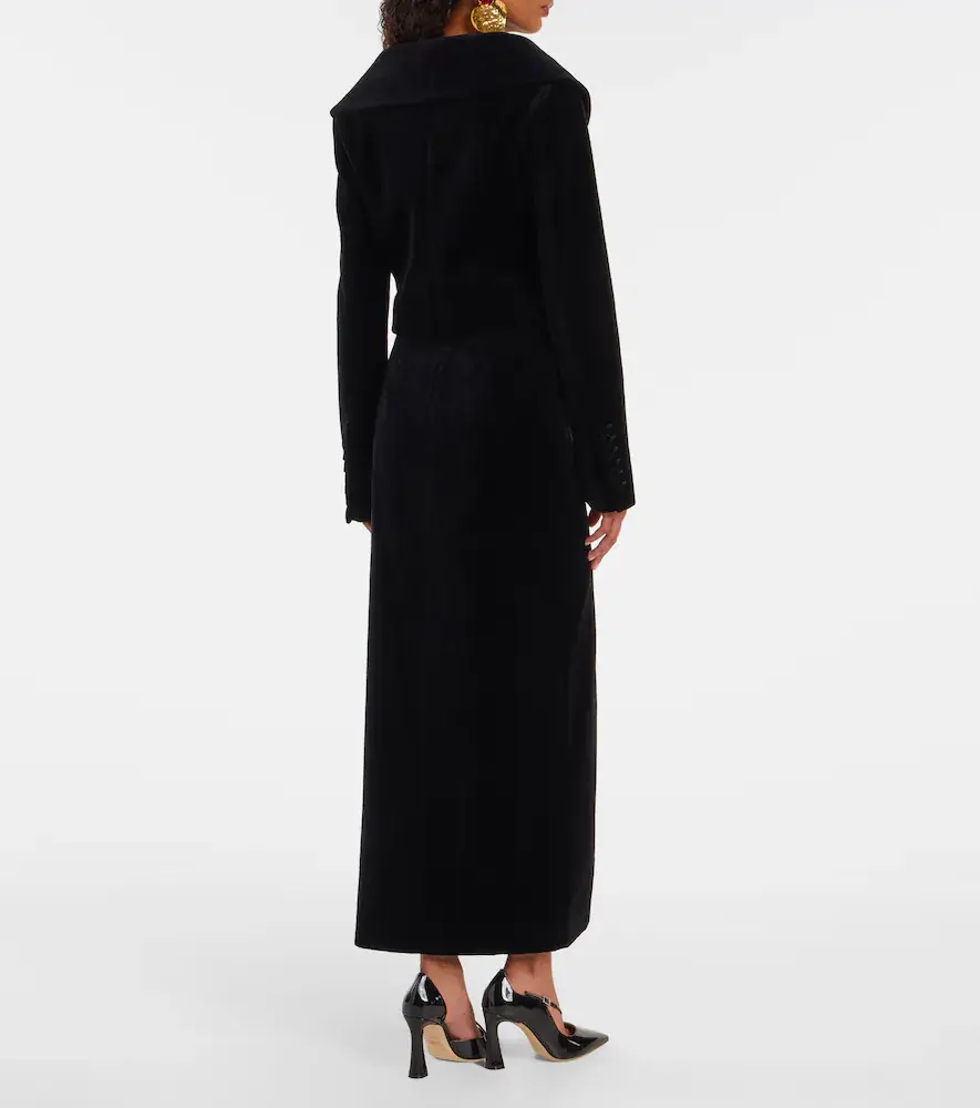 Nina Ricci Cropped cotton velvet jacket | Thumbnail 4