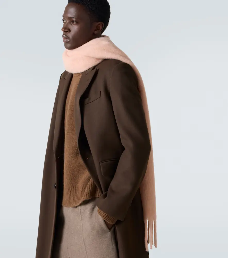 AMI PARIS Ami de Caur alpaca and wool-blend scarf | Thumbnail 4 AMI PARIS Ami de Caur alpaca and wool-blend scarf | Thumbnail 4