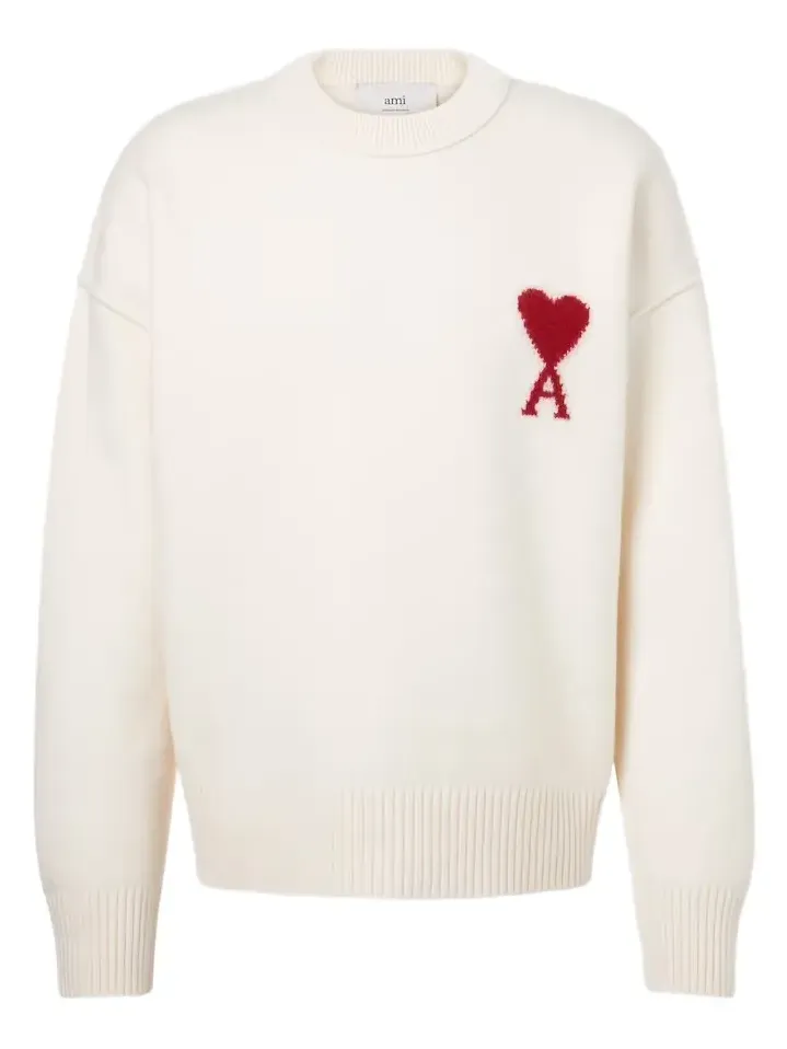AMI PARIS Ami De Caur virgin wool sweater