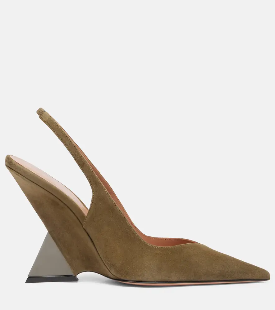 The Attico Cheope 105 suede slingback pumps | Thumbnail 2 The Attico Cheope 105 suede slingback pumps | Thumbnail 2