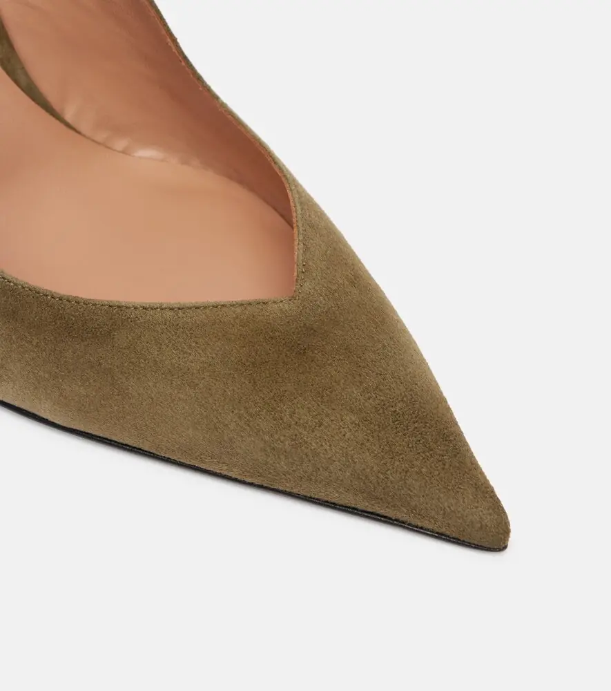 The Attico Cheope 105 suede slingback pumps | Thumbnail 3 The Attico Cheope 105 suede slingback pumps | Thumbnail 3