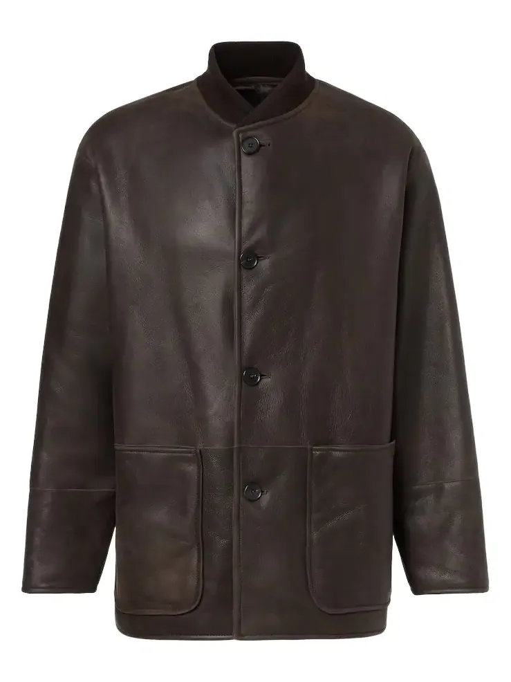 A.PRESSE A. Presse Shearling-lined jacket