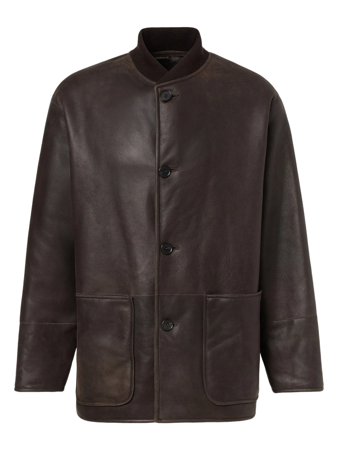 A. Presse Shearling-lined jacket