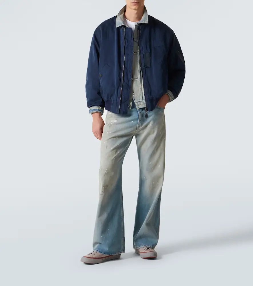 A.PRESSE A. Presse Vintage silk and cotton bomber jacket | Thumbnail 5 A.PRESSE A. Presse Vintage silk and cotton bomber jacket | Thumbnail 5