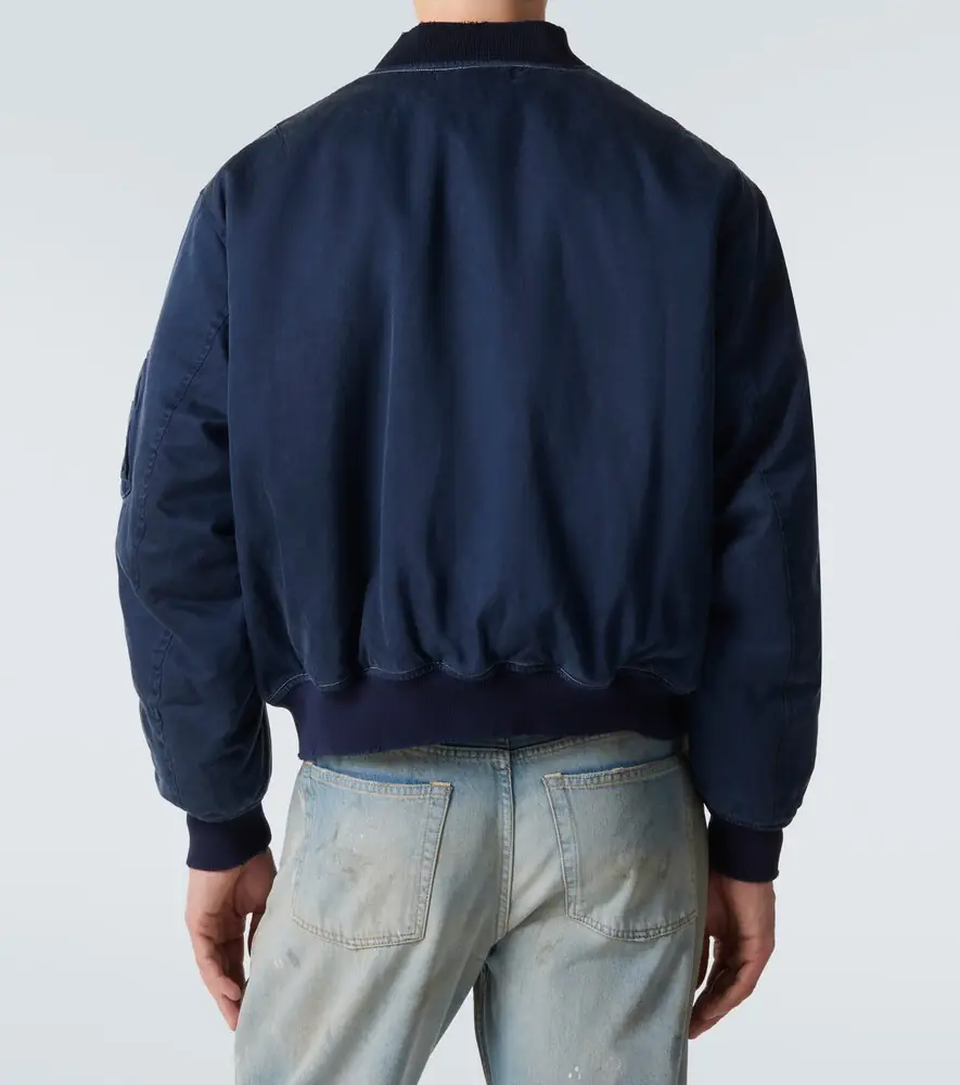 A.PRESSE A. Presse Vintage silk and cotton bomber jacket | Thumbnail 6 A.PRESSE A. Presse Vintage silk and cotton bomber jacket | Thumbnail 6