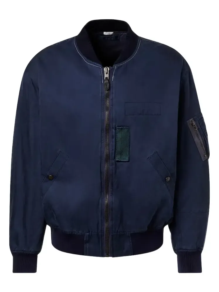 A. Presse Vintage silk and cotton bomber jacket A. Presse Vintage silk and cotton bomber jacket