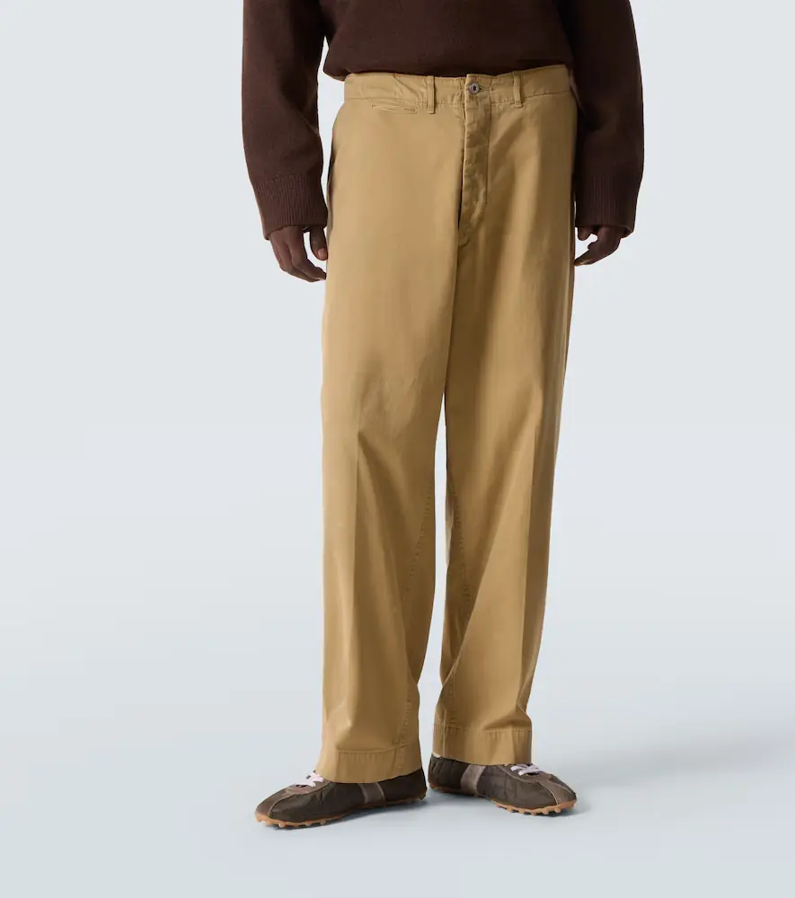 A.PRESSE A. Presse Vintage cotton chinos | Thumbnail 2