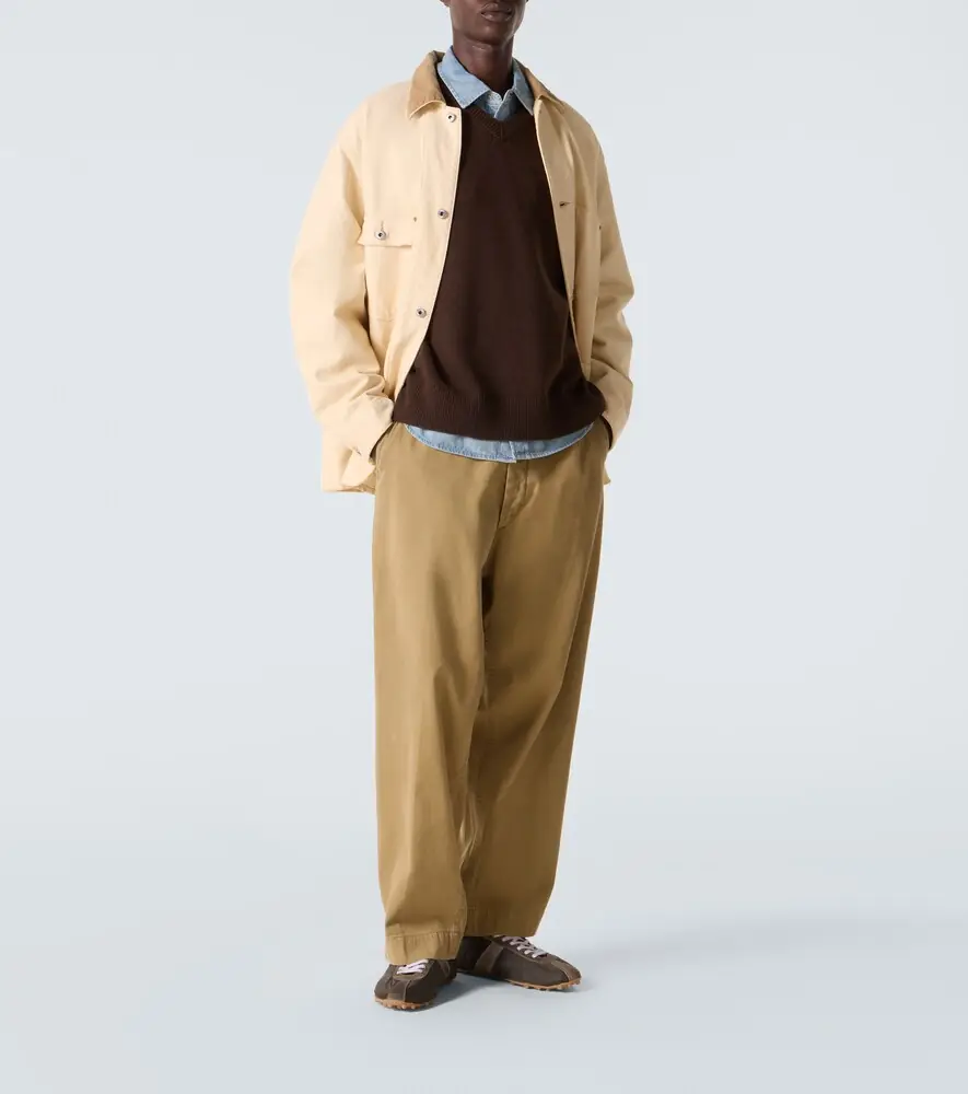 A.PRESSE A. Presse Vintage cotton chinos | Thumbnail 4