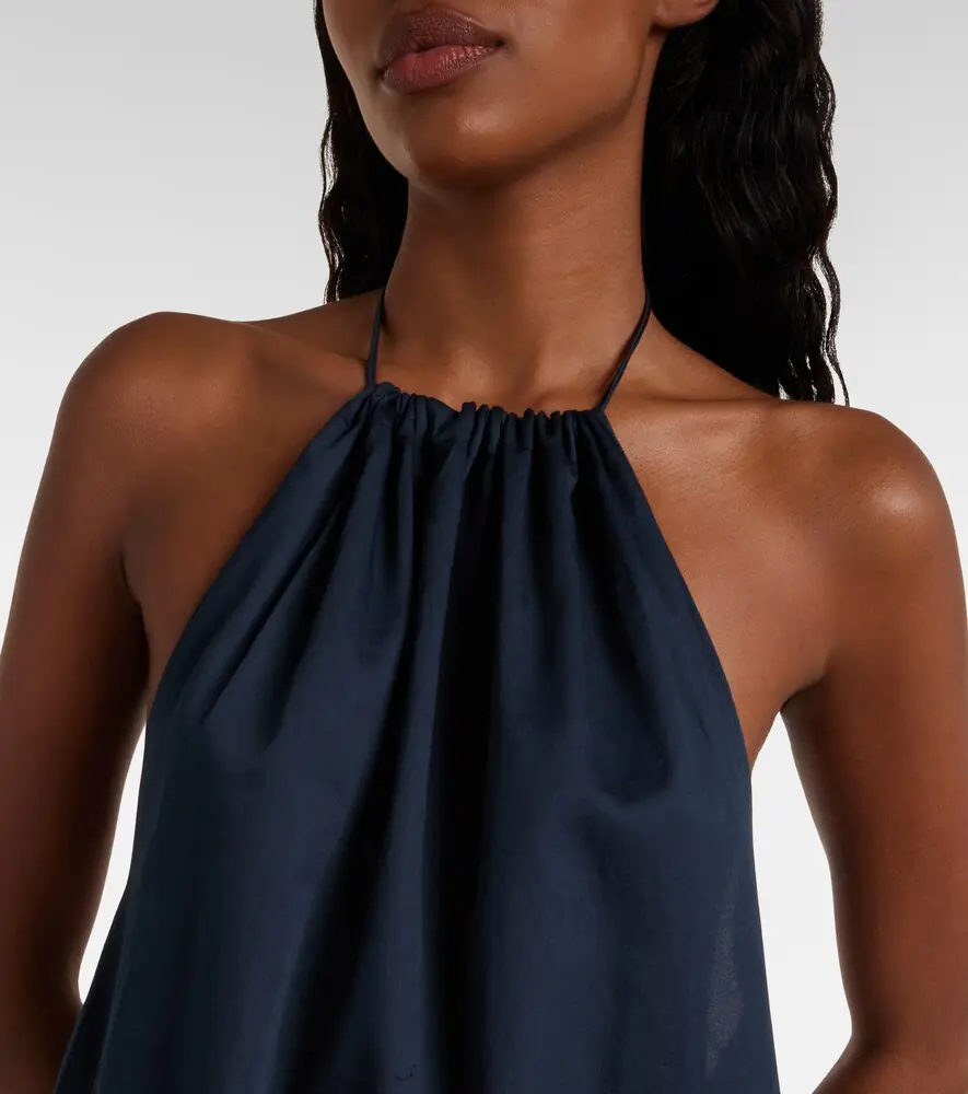 LESET Yoko gathered cotton minidress | Thumbnail 2 LESET Yoko gathered cotton minidress | Thumbnail 2