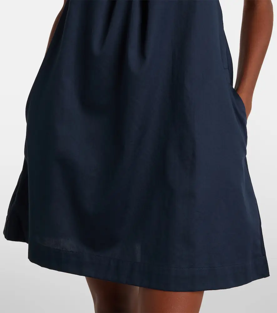 LESET Yoko gathered cotton minidress | Thumbnail 3 LESET Yoko gathered cotton minidress | Thumbnail 3