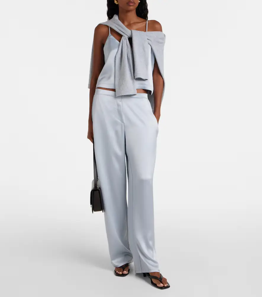 LESET Barb Button satin camisole | Thumbnail 2 LESET Barb Button satin camisole | Thumbnail 2