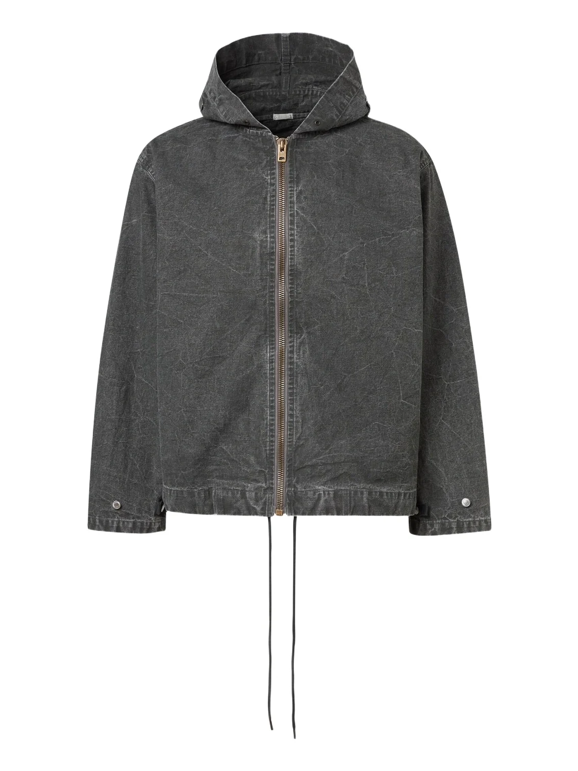 A. Presse Vintage hooded distressed denim jacket A. Presse Vintage hooded distressed denim jacket