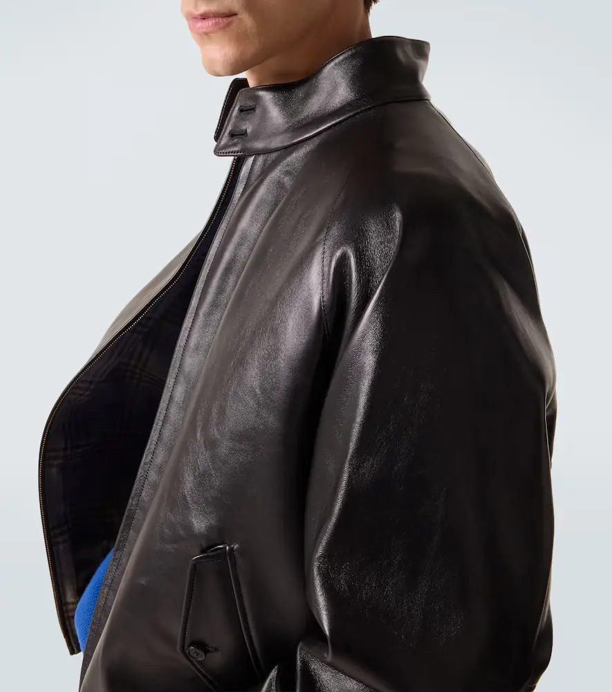 A.PRESSE A. Presse Leather bomber jacket | Thumbnail 4 A.PRESSE A. Presse Leather bomber jacket | Thumbnail 4