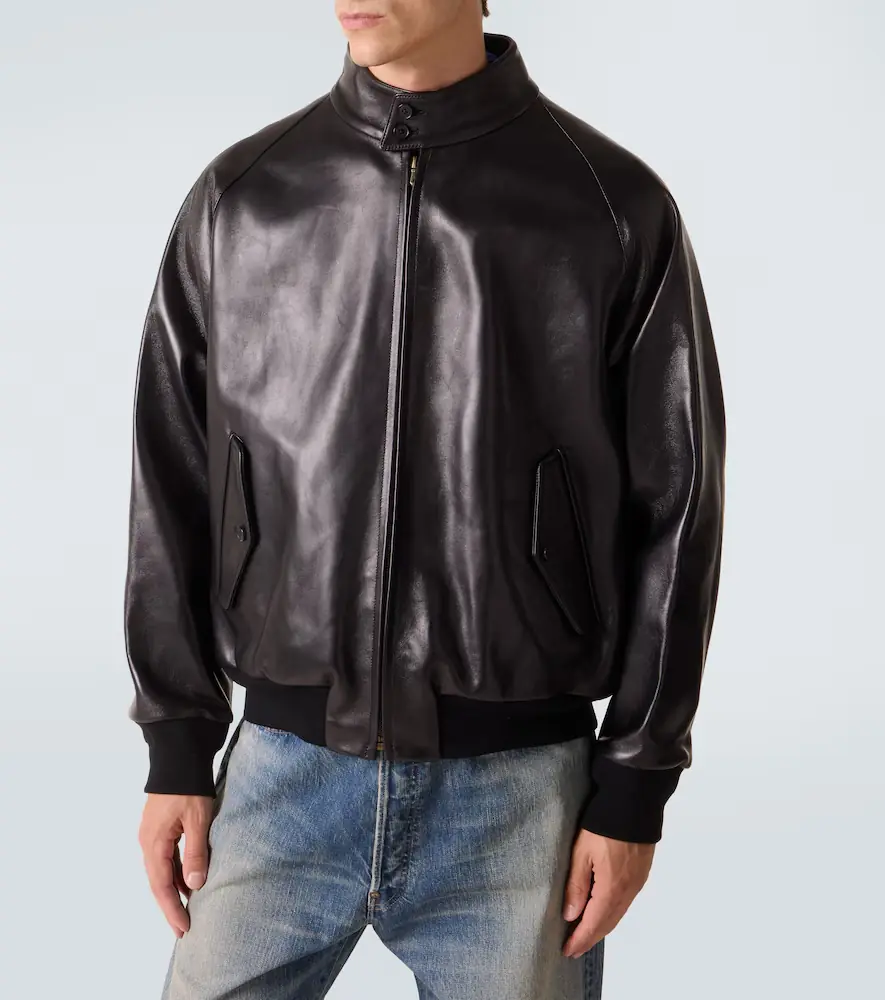 A.PRESSE A. Presse Leather bomber jacket | Thumbnail 6 A.PRESSE A. Presse Leather bomber jacket | Thumbnail 6