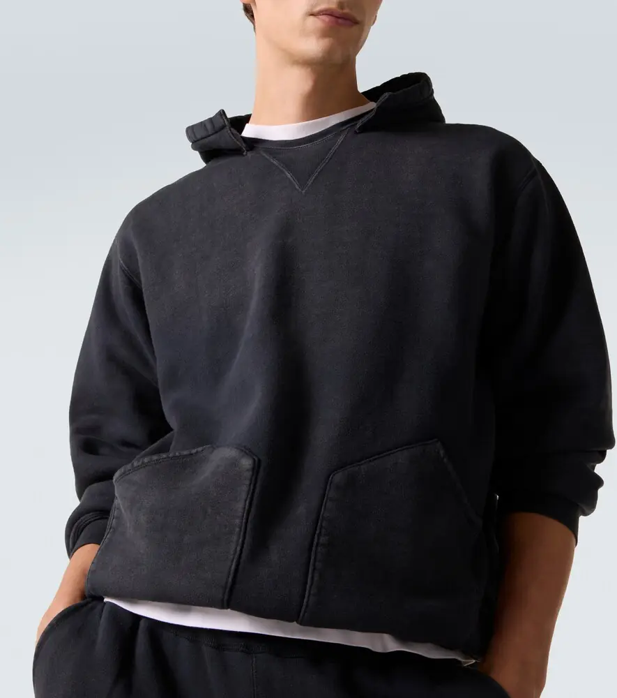 A.PRESSE A. Presse Vintage cotton jersey hoodie | Thumbnail 4