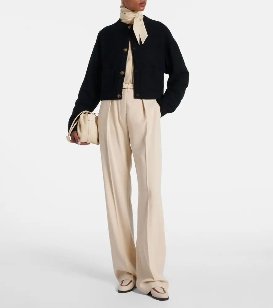 Loro Piana Cropped cotton and silk cardigan | Thumbnail 3 Loro Piana Cropped cotton and silk cardigan | Thumbnail 3
