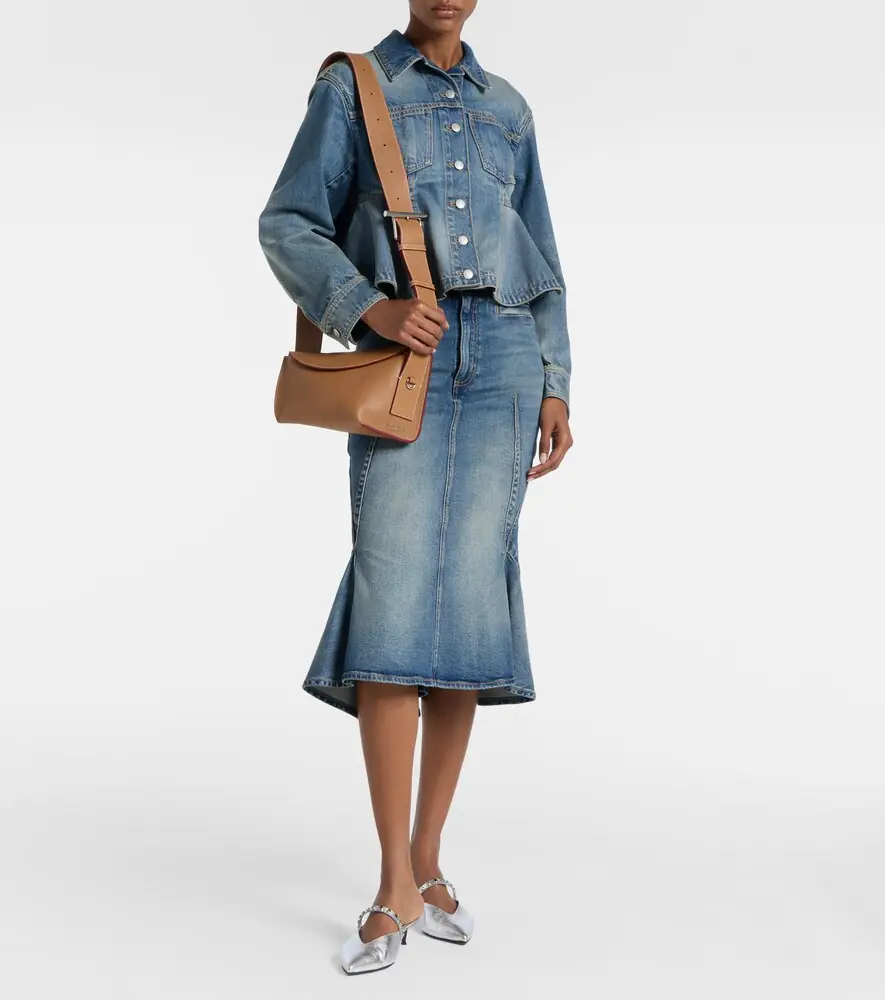 Alexander McQueen T-Bar Sling leather shoulder bag | Thumbnail 2 Alexander McQueen T-Bar Sling leather shoulder bag | Thumbnail 2