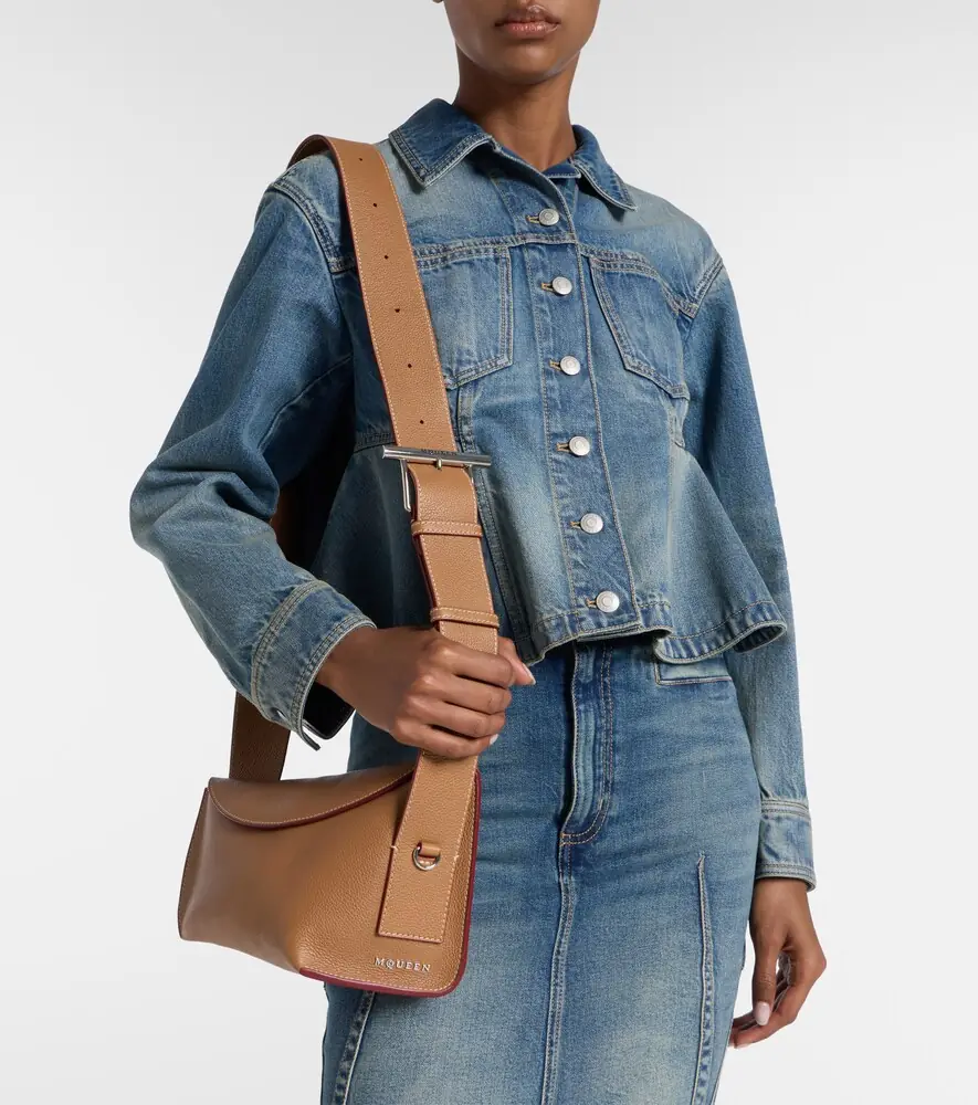 Alexander McQueen T-Bar Sling leather shoulder bag | Thumbnail 4 Alexander McQueen T-Bar Sling leather shoulder bag | Thumbnail 4