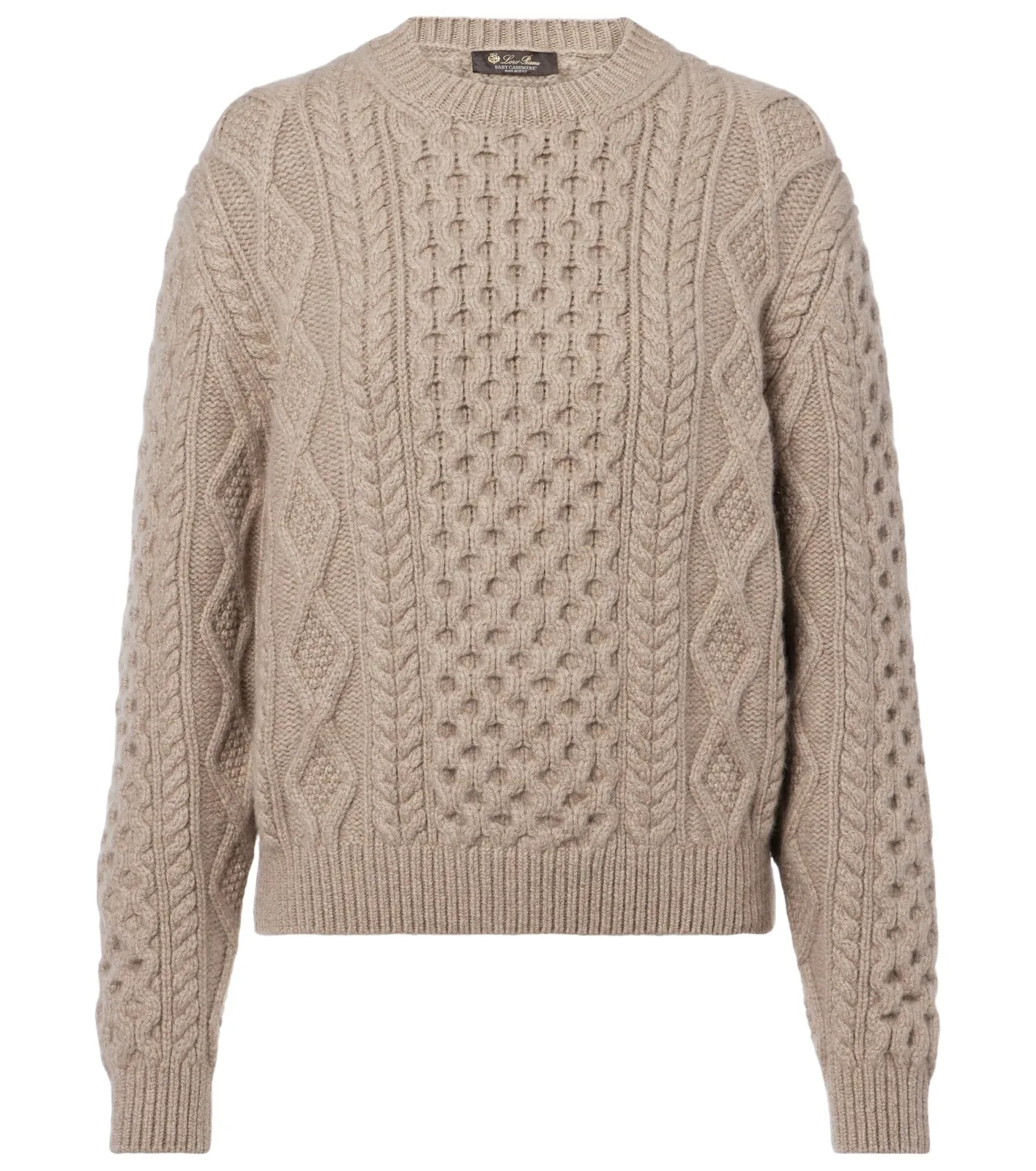 Loro Piana Eyre Aran cashmere sweater