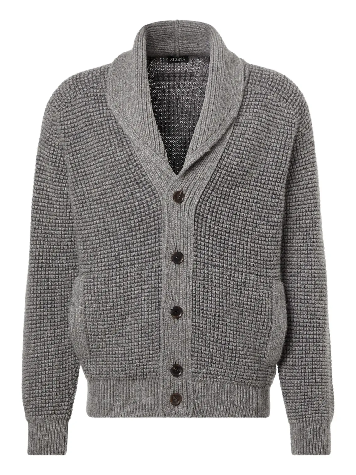Waffle-knit cashmere and mohair cardigan Waffle-knit cashmere and mohair cardigan