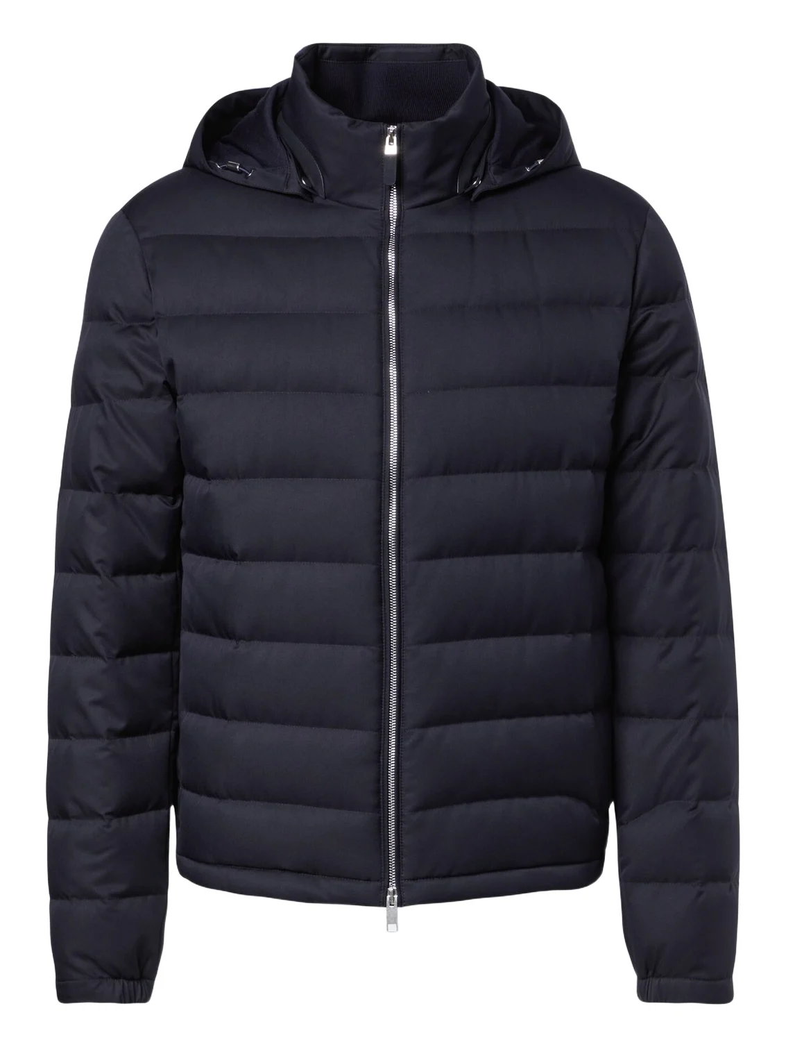 Technical twill down jacket