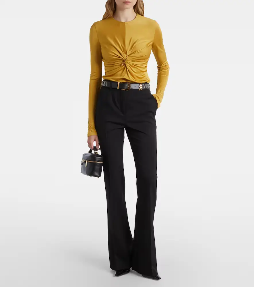 Versace Safety Pin jersey top | Thumbnail 2 Versace Safety Pin jersey top | Thumbnail 2