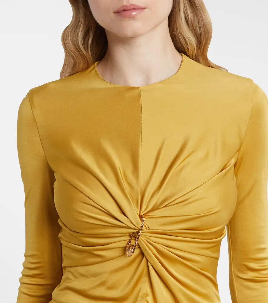 Versace Safety Pin jersey top | Thumbnail 3 Versace Safety Pin jersey top | Thumbnail 3