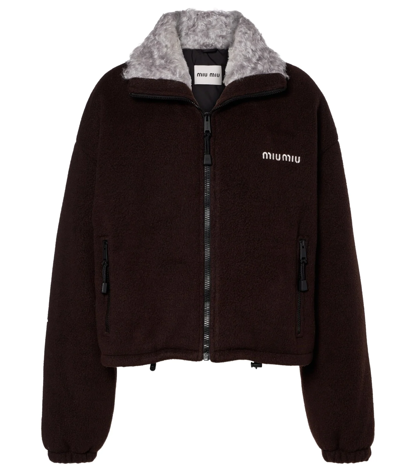Logo gabardine bomber jacket Logo gabardine bomber jacket
