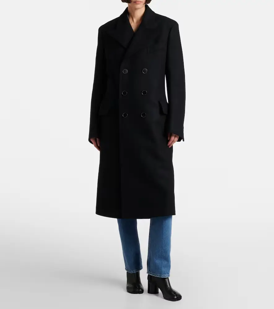 Maison Margiela Double-breasted virgin wool coat | Thumbnail 2 Maison Margiela Double-breasted virgin wool coat | Thumbnail 2