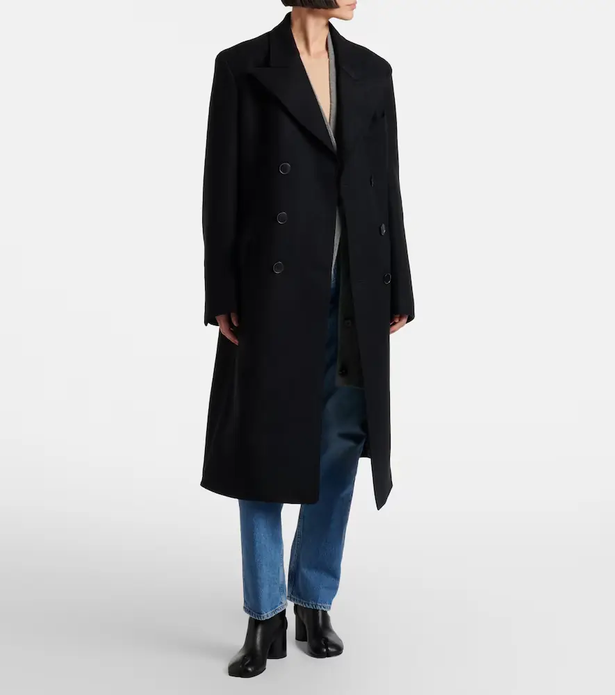 Maison Margiela Double-breasted virgin wool coat | Thumbnail 3 Maison Margiela Double-breasted virgin wool coat | Thumbnail 3