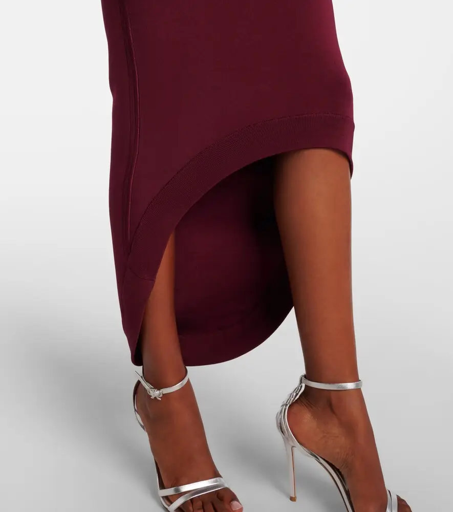 Galvan Halterneck midi dress | Thumbnail 3
