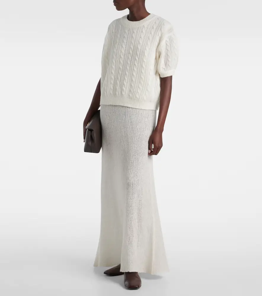 Lisa Yang Kenzie cable-knit cashmere and silk sweater | Thumbnail 2 Lisa Yang Kenzie cable-knit cashmere and silk sweater | Thumbnail 2
