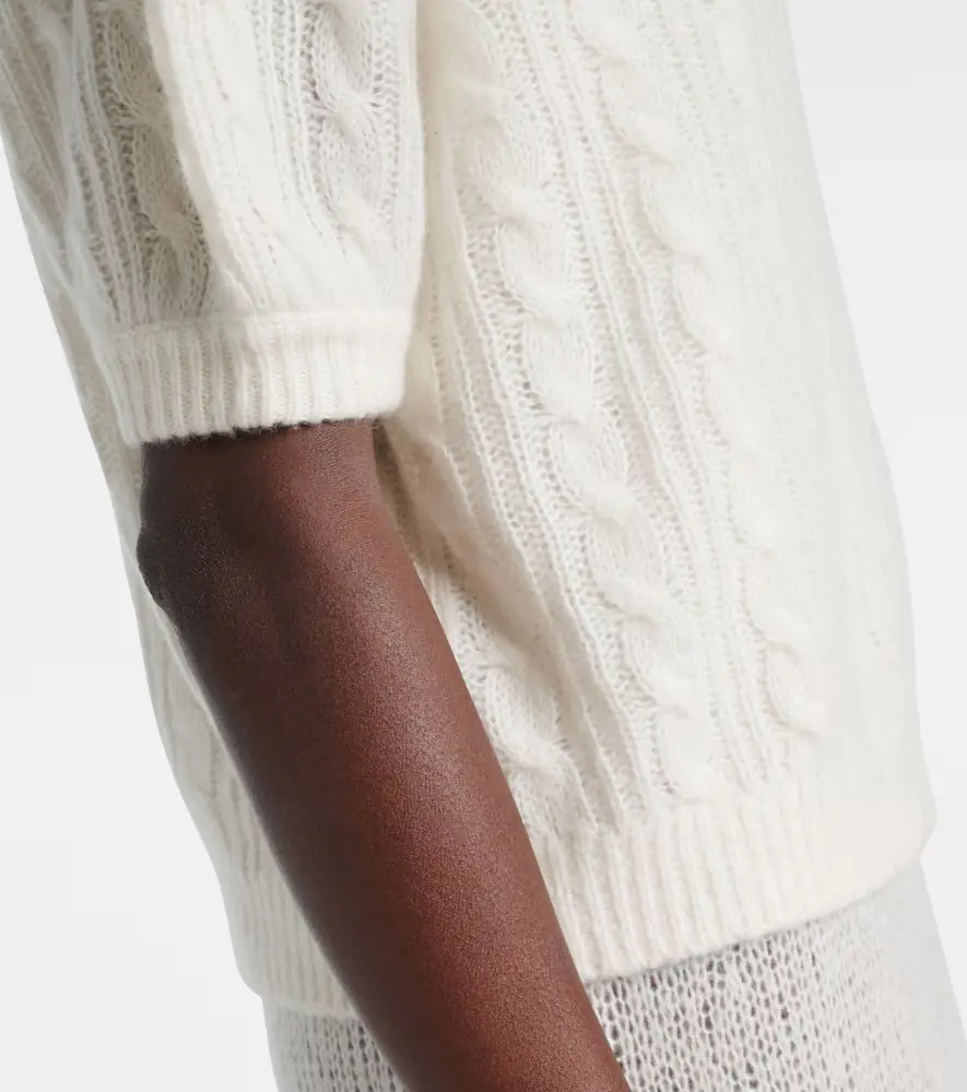 Lisa Yang Kenzie cable-knit cashmere and silk sweater | Thumbnail 4 Lisa Yang Kenzie cable-knit cashmere and silk sweater | Thumbnail 4