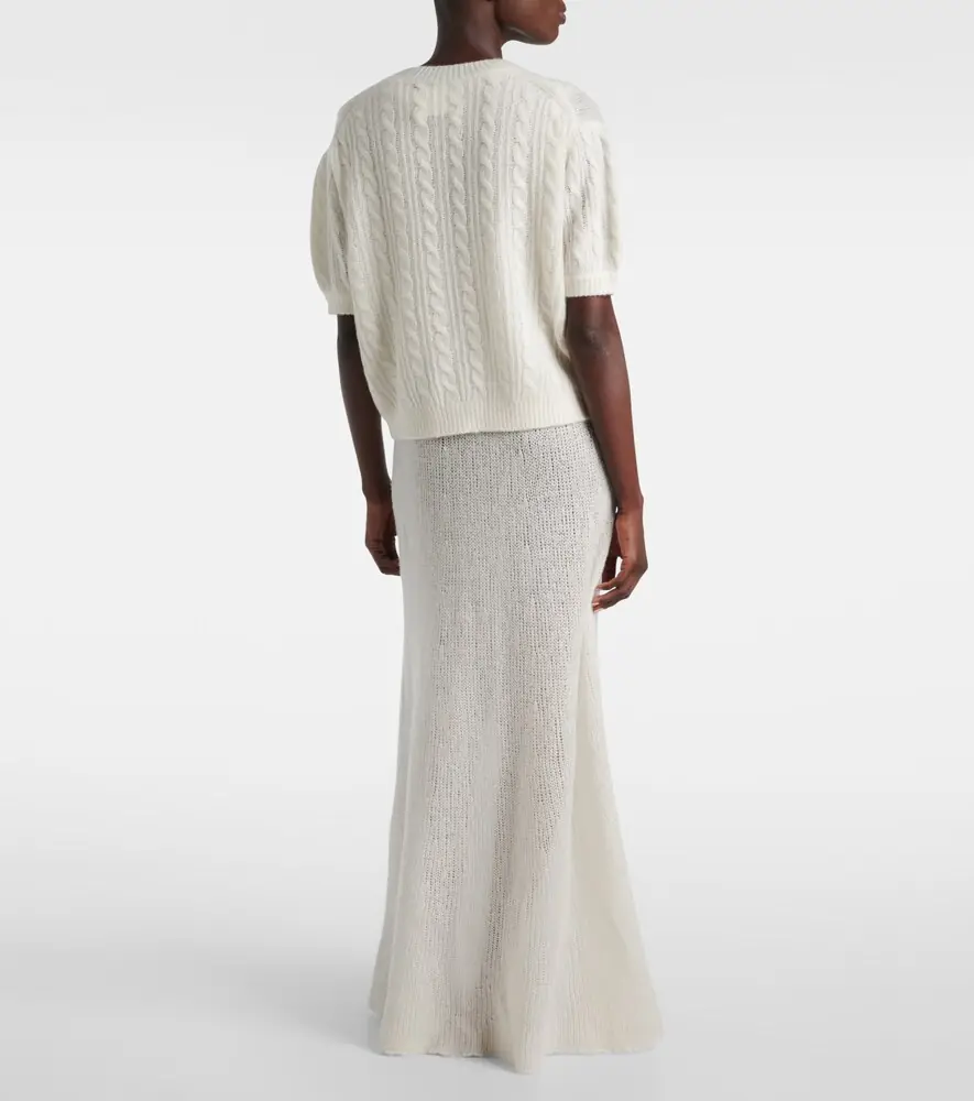 Lisa Yang Kenzie cable-knit cashmere and silk sweater | Thumbnail 5 Lisa Yang Kenzie cable-knit cashmere and silk sweater | Thumbnail 5