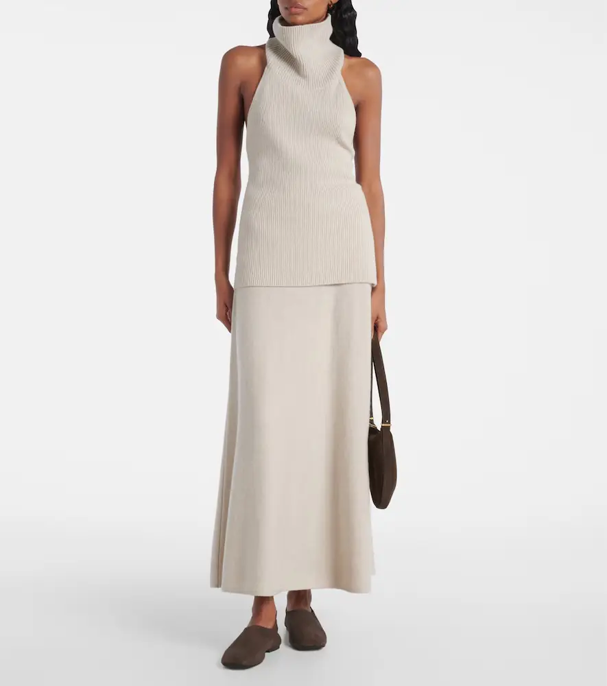 Lisa Yang Torie high-rise cashmere maxi skirt | Thumbnail 5