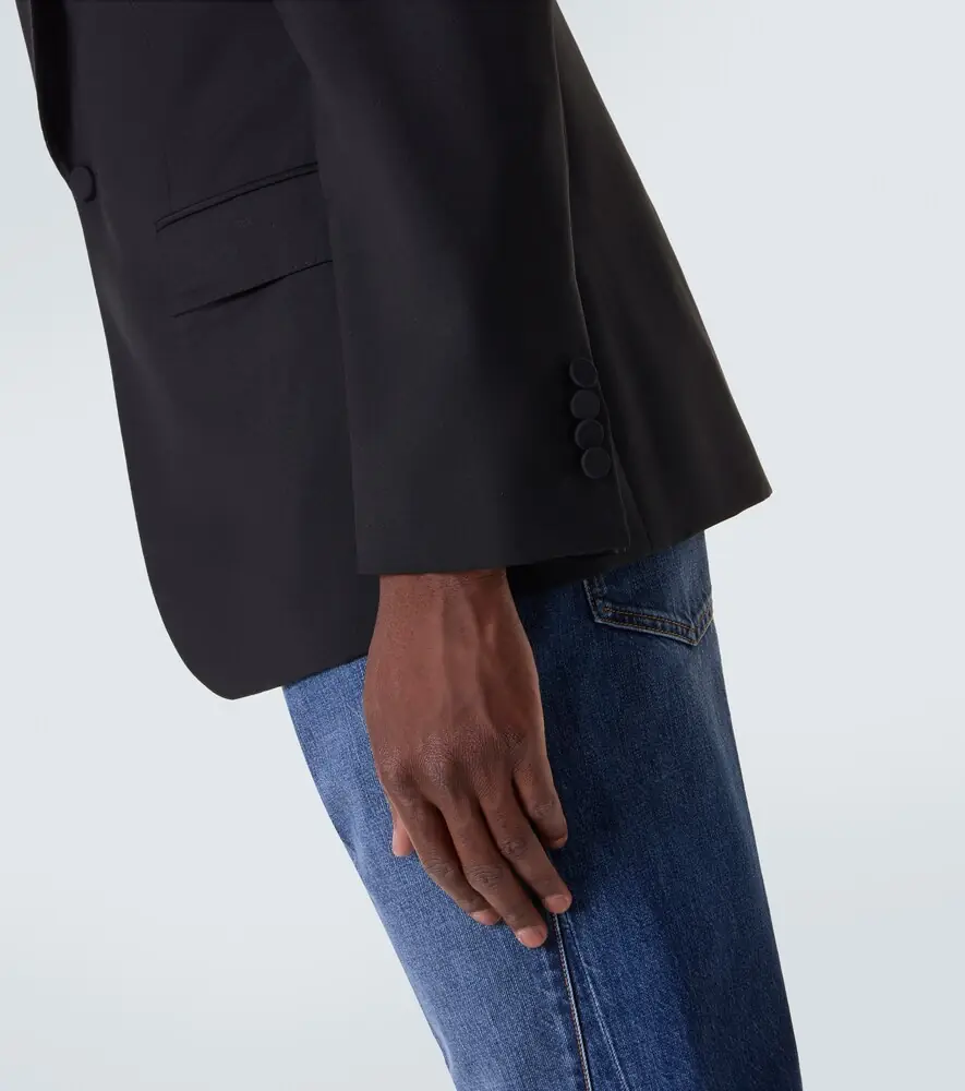 Givenchy Wool and mohair tuxedo jacket | Thumbnail 3 Givenchy Wool and mohair tuxedo jacket | Thumbnail 3