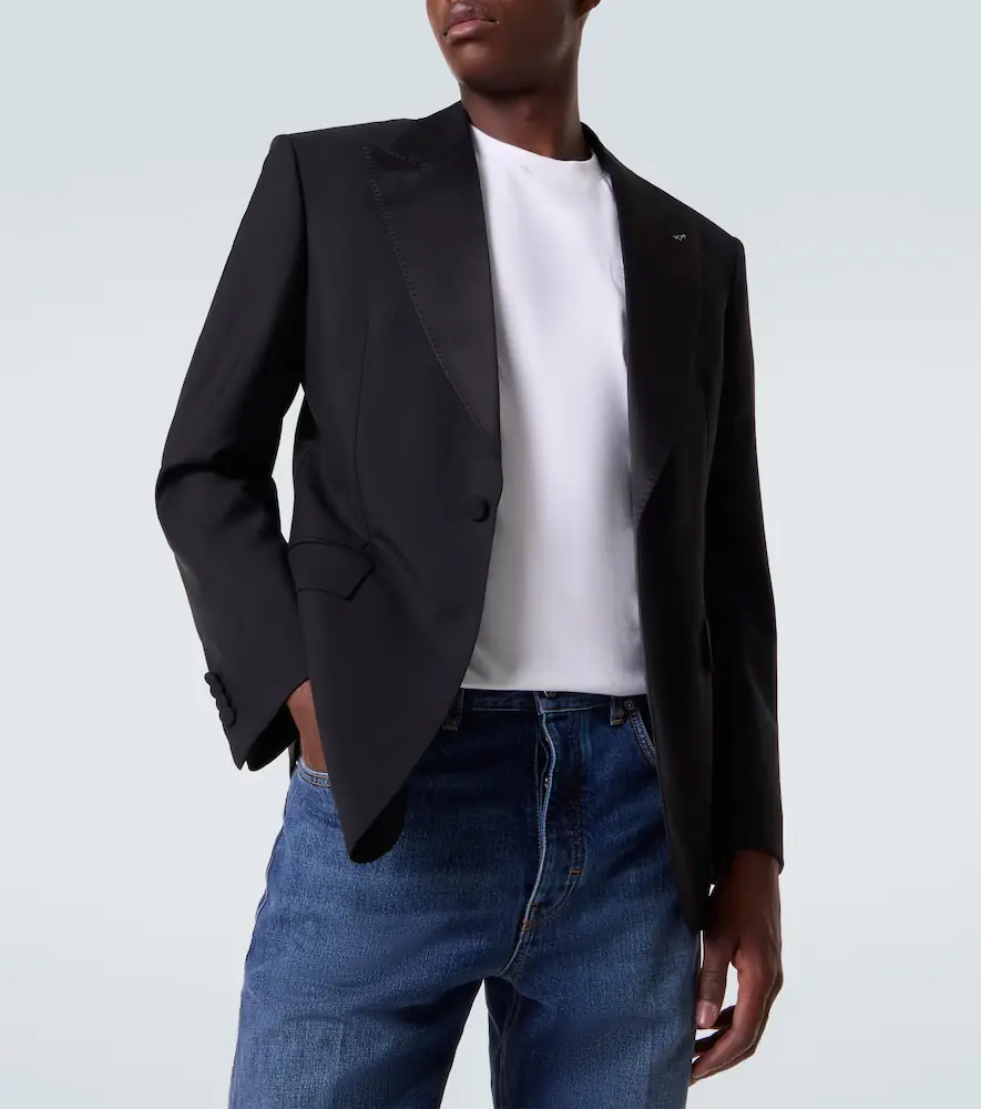 Givenchy Wool and mohair tuxedo jacket | Thumbnail 7 Givenchy Wool and mohair tuxedo jacket | Thumbnail 7