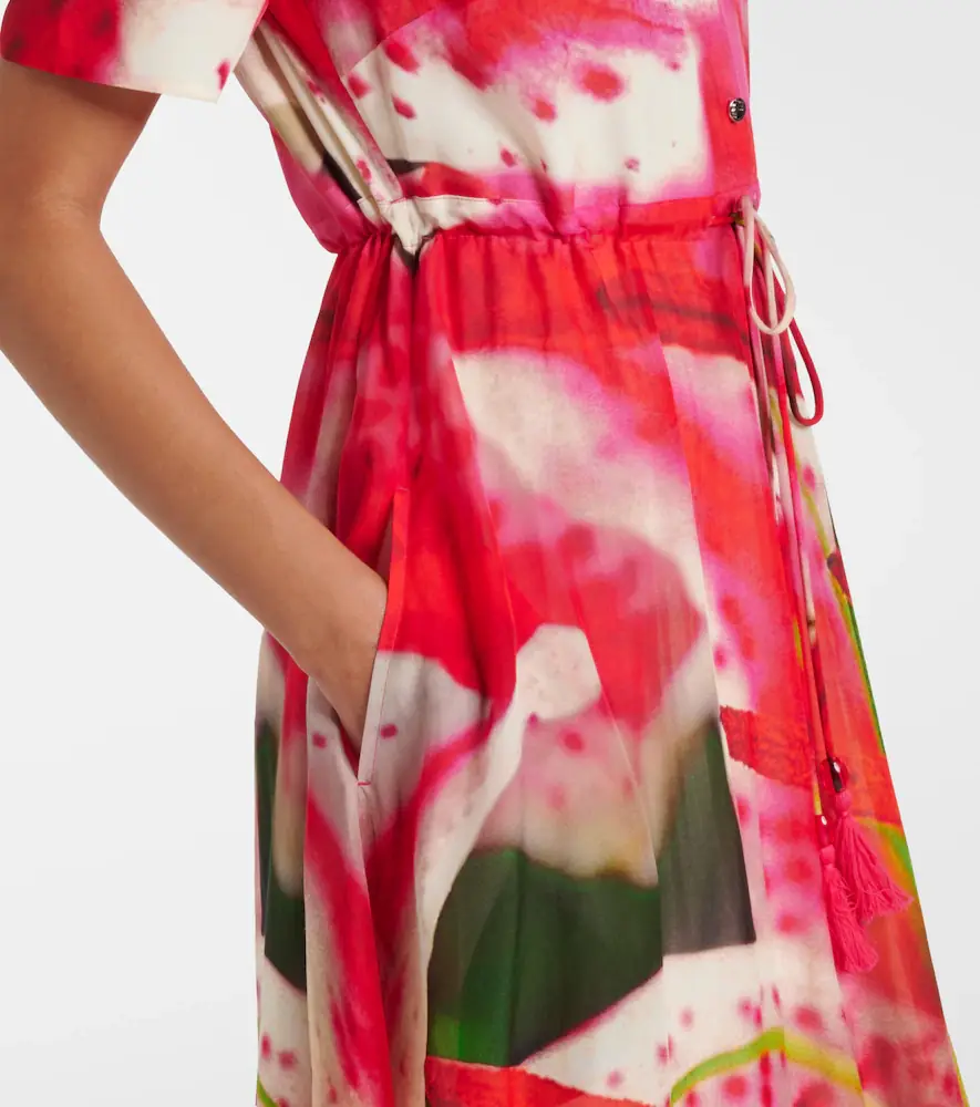 Tory Burch Printed silk and cotton shirt dress | Thumbnail 5 Tory Burch Printed silk and cotton shirt dress | Thumbnail 5
