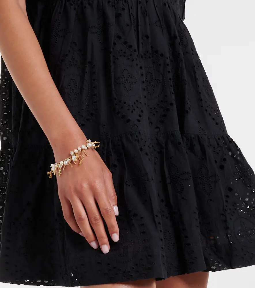 Heidi Klein Saint-Tropez broderie anglaise minidress | Thumbnail 4