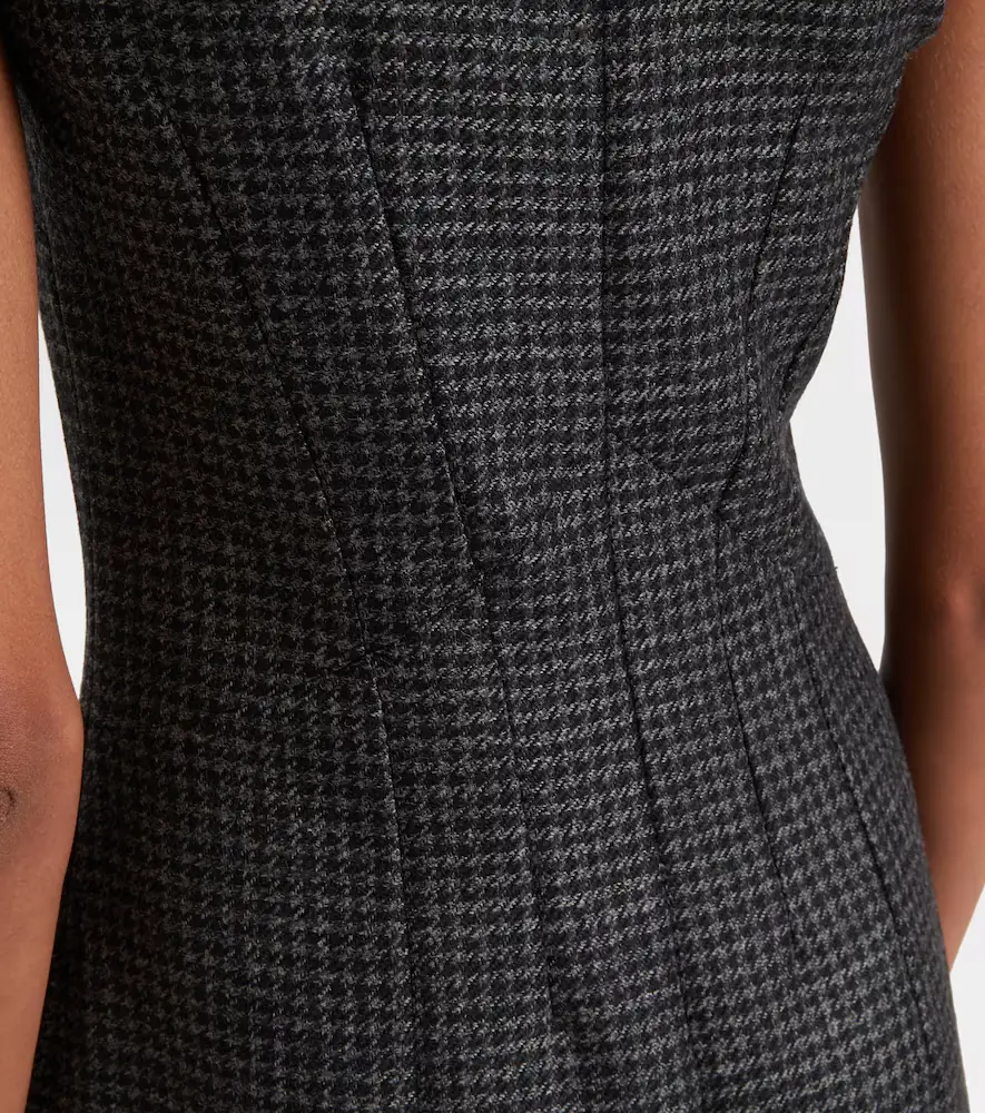 Emilia Wickstead Hartley houndstooth wool-blend midi dress | Thumbnail 2 Emilia Wickstead Hartley houndstooth wool-blend midi dress | Thumbnail 2