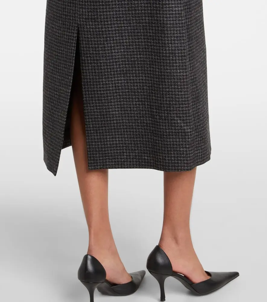 Emilia Wickstead Hartley houndstooth wool-blend midi dress | Thumbnail 4 Emilia Wickstead Hartley houndstooth wool-blend midi dress | Thumbnail 4