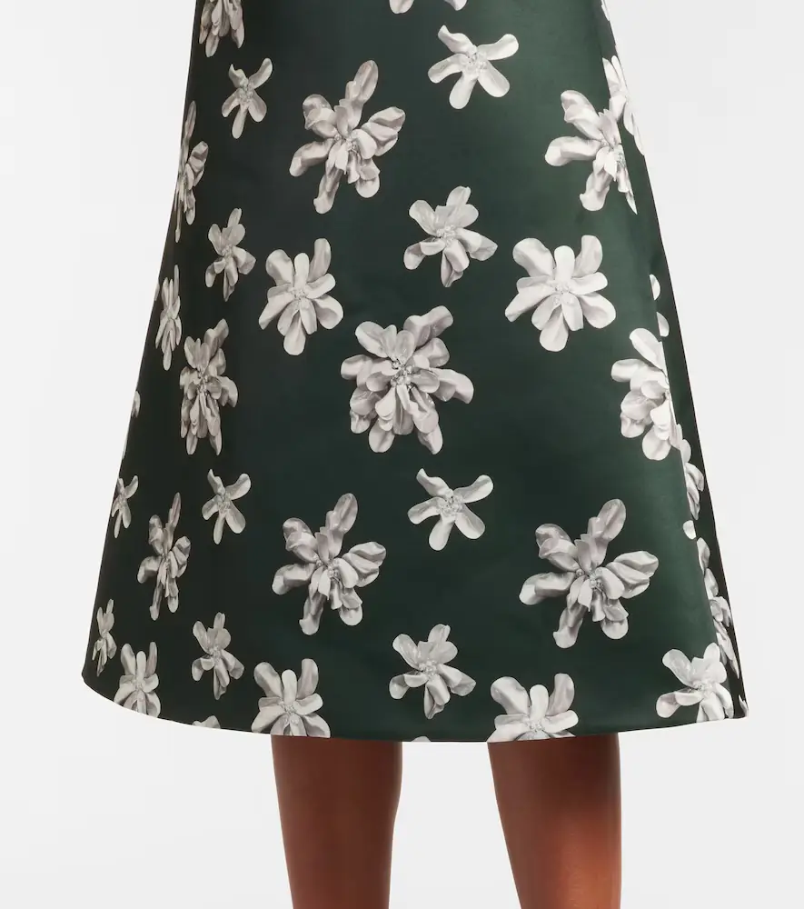 Emilia Wickstead Rumi floral genzianella midi dress | Thumbnail 5 Emilia Wickstead Rumi floral genzianella midi dress | Thumbnail 5