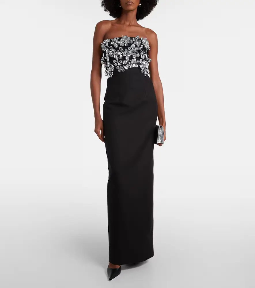 Emilia Wickstead Laelia floral embellished gown | Thumbnail 2 Emilia Wickstead Laelia floral embellished gown | Thumbnail 2