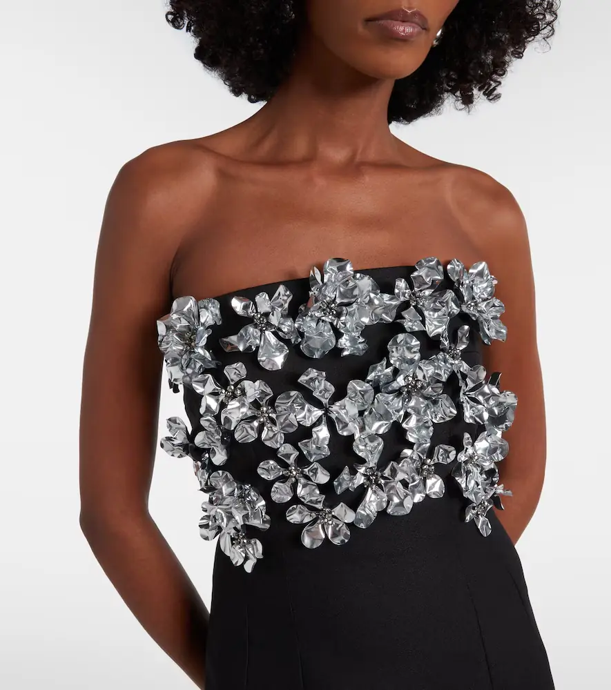 Emilia Wickstead Laelia floral embellished gown | Thumbnail 3 Emilia Wickstead Laelia floral embellished gown | Thumbnail 3