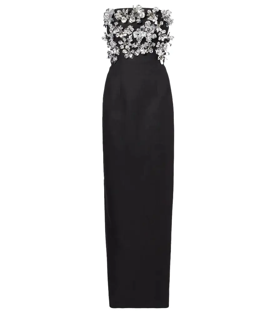 Emilia Wickstead Laelia floral embellished gown