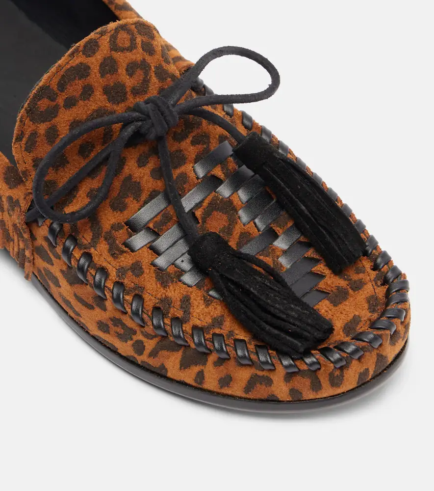 Isabel Marant Fitza fringed suede loafers | Thumbnail 3