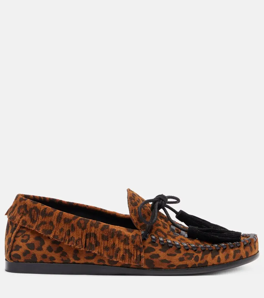 Isabel Marant Fitza fringed suede loafers | Thumbnail 4