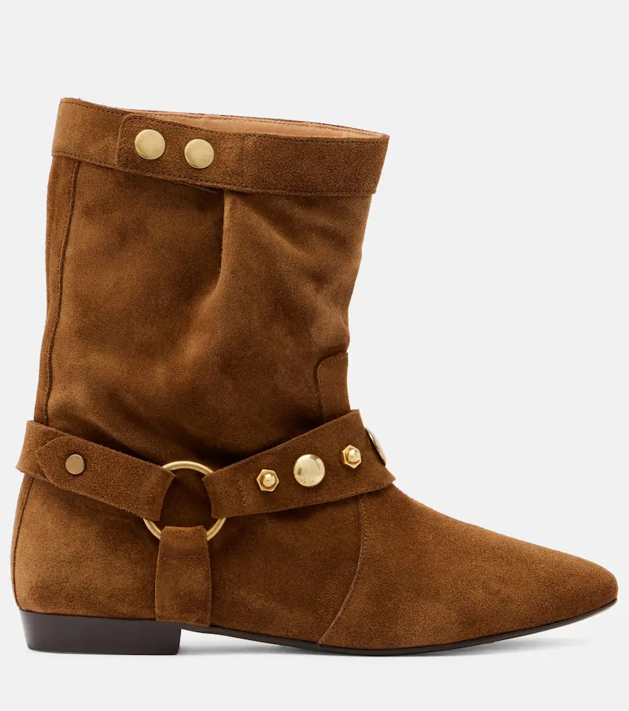 Isabel Marant Stania studded suede ankle boots | Thumbnail 2